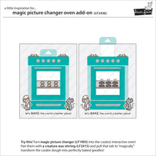 Load image into Gallery viewer, Lawn Fawn Lawn Cuts Custom Craft Dies - Magic Picture Changer Oven Add-On (LF2436)