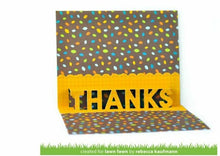 Load image into Gallery viewer, Lawn Fawn Lawn Cuts Custom Craft Dies - Pop-Up Thanks (LF2447)
