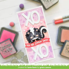 Load image into Gallery viewer, Lawn Fawn Custom Craft Dies Tiny Gift Box Skunk Add-On (LF2737)