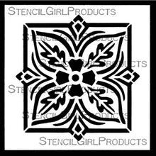 Load image into Gallery viewer, StencilGirl Products - 4&quot; by 4&quot; Gwen Lafleur - Decorative Folk Flower - M114
