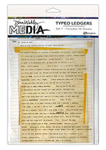 Load image into Gallery viewer, Dina Wakley Media Typed Ledgers Set 1 (MDA79033)
