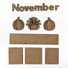 Load image into Gallery viewer, Foundation Decor Magnetic Calendar - November (40197-9)
