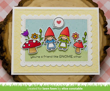 Load image into Gallery viewer, LawnFawn Lawn Cuts Dies Oh Gnome! Stamp & Die Set (LF1881)