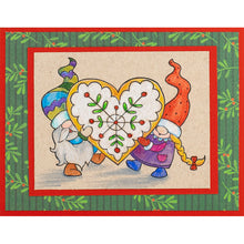 Load image into Gallery viewer, Stampendous Fran's Cling Rubber Stamps Gnome Love (CRP335)