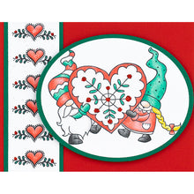 Load image into Gallery viewer, Stampendous Fran's Cling Rubber Stamps Gnome Love (CRP335)