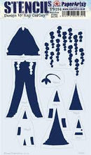 Load image into Gallery viewer, PaperArtsy Stencil Cottages designed by Kay Carley (PS194)