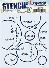 Load image into Gallery viewer, PaperArtsy Stencil Circle Script designed by Sara Naumann (PS270)