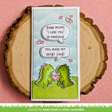 Load image into Gallery viewer, Lawn Fawn Photopolymer Clear Stamp & Die Set RAWR Flip-Flop (LF2742)