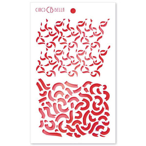 Ciao Bella Paper Stencil Ribbons (MS027)