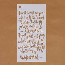 Load image into Gallery viewer, Elizabeth Craft Designs Art Journal Specials Storytelling Stencil (S032)