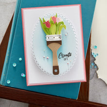 Load image into Gallery viewer, Spellbinders Paper Arts Clear Stamp Paint Your World Sentiments (STP-104)