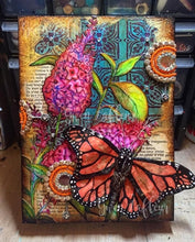 Load image into Gallery viewer, StencilGirl Products - Decorative Folk Flower Screen 6" Stencil by Gwen Lafleur (S389)