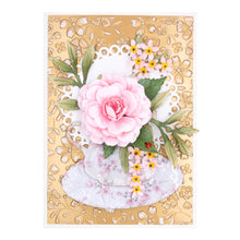 Load image into Gallery viewer, Spellbinders Paper Arts Victory Garden Collection Tea Cup & Saucer Die Set (S4-1277)