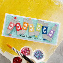 Load image into Gallery viewer, Spellbinders Paper Arts Clear Stamp Paint Your World Sentiments (STP-104)