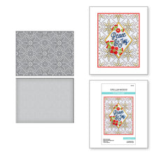 Load image into Gallery viewer, Spellbinders Paper Arts Stitchmas Christmas Collection Stitched Petal Diamond Background (S5-529)