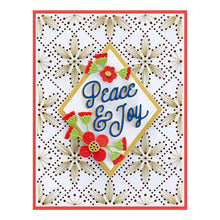 Load image into Gallery viewer, Spellbinders Paper Arts Stitchmas Christmas Collection Stitched Petal Diamond Background (S5-529)
