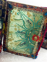 Load image into Gallery viewer, StencilGirl Products - Art Deco Peacock Feathers 6" Stencil by Gwen Lafleur (S576)