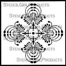 Load image into Gallery viewer, StencilGirl Products - Decorative Flower Stamen Medallion 6" Stencil by Gwen Lafleur (S577)