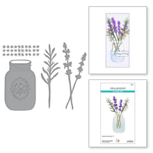 Load image into Gallery viewer, Spellbinders Paper Arts Victory Garden Collection Mason Jar and Lavender Die Set (S6-207)