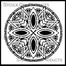 Load image into Gallery viewer, StencilGirl Products - Boho Mandala Circle 6&quot; Stencil by Gwen Lafleur (S609)
