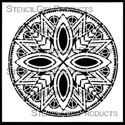 StencilGirl Products - Boho Mandala Circle 6