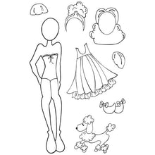 Load image into Gallery viewer, Julie Nutting Cling Stamps Halie (913588)