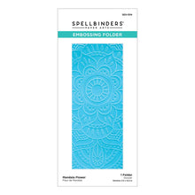 Load image into Gallery viewer, Spellbinders Paper Arts Embossing Folder Mandala Flower (SES-034)