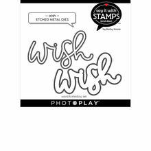 Load image into Gallery viewer, Photoplay Say it With Stamp & Die Set - Wish (SIS2145/2146)