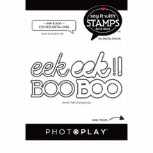 Load image into Gallery viewer, Photoplay Say it With Stamp & Die Set - Boo/Eek! (SIS2335/SIS2336)