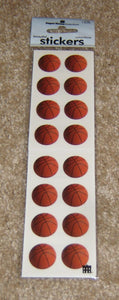 Paper House Productions Sticky Pix Stickers Basketballs (ST-2063E)