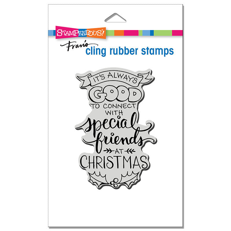 Stampendous Fran's Perfectly Cling Stamps Always Friends (CRP342)