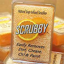 Scrubby Orange - Natural Soap Infused Scrubber - Made in the USA