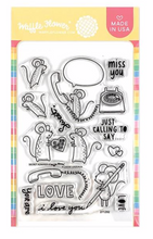 Load image into Gallery viewer, Waffle Flower Secret Admirer Stamp & Die Set