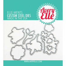 Load image into Gallery viewer, Avery Elle Photopolymer Clear Stamp & Die Set Sending Flowers (D-20-41)