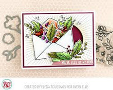Load image into Gallery viewer, Avery Elle Photopolymer Clear Stamp & Die Set Sending Flowers (D-20-41)