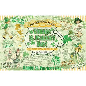 Tweety Jill Vintage St. Patrick's Day Rubber Stamp Collection