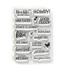 Load image into Gallery viewer, Elizabeth Craft Designs Life is Better on the Farm Collection Clear Stamp Set (CS221)