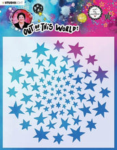 Load image into Gallery viewer, Art by Marlene Out of This World Collection Stencil Star Burst (ABM-OOTW-MASK45)