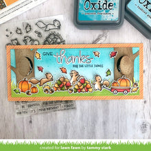 Load image into Gallery viewer, Lawn Fawn Photopolymer Clear Stamp & Die Set Thanks Thanks Thanks (LF2405/2406)
