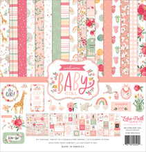 Load image into Gallery viewer, Echo Park Paper Co. Welcome Baby Girl Collection Kit (WBG233016)