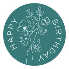 Load image into Gallery viewer, Spellbinders Paper Arts Wax Seal Stamp Wildflower Happy Birthday (WS-015)