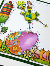 Load image into Gallery viewer, PaperArtsy Stamp Set Cluck It! designed by Elena Zinski (ZA56)