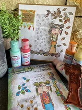 Load image into Gallery viewer, PaperArtsy Stamp Set Here's Looking at You Kid designed by Elena Zinski (ZA64)