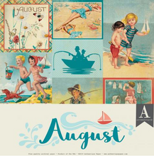 Load image into Gallery viewer, Authentique The Calendar Collection- August Paper Pack (CAL056)
