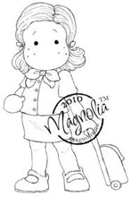 Load image into Gallery viewer, Magnolia Rubber Stamps- EZ Mounted Stamp- Flight Attendant (M206)
