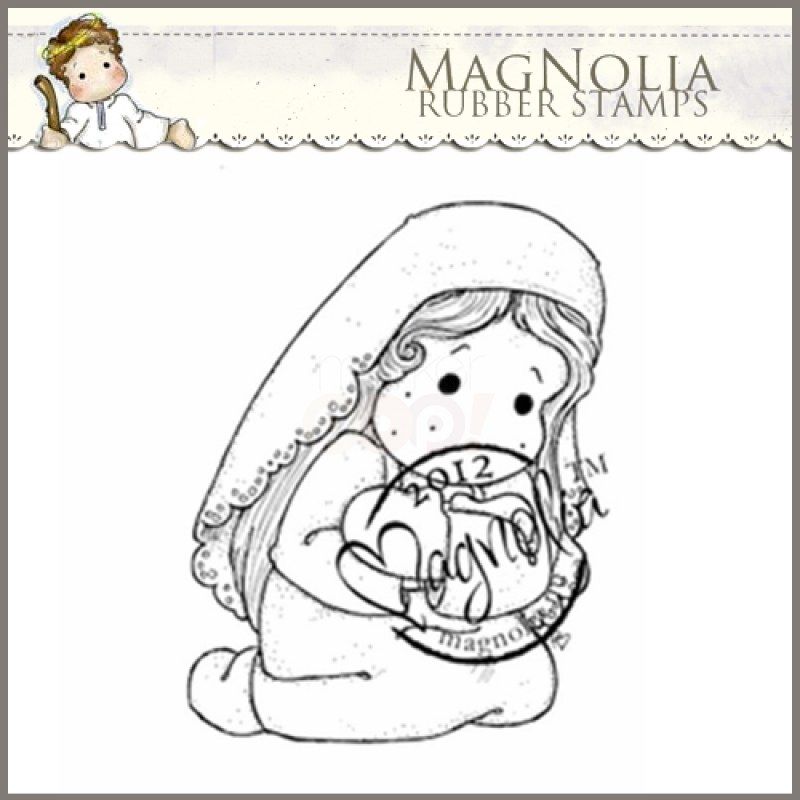 Magnolia Rubber Stamps- EZ Mounted Stamp- Loving Holy Tilda (120816011-1)
