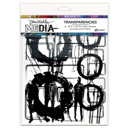 Dina Wakley Media Transparencies Frames & Figures Set 1 (MDA80541)