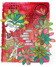 Load image into Gallery viewer, Dylusions Cling Mount Stamps Fancy Florals (DYR40941)