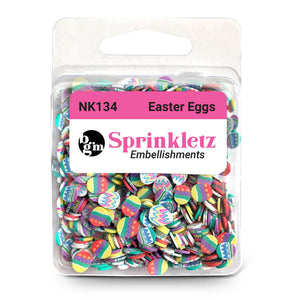 Buttons, Galore & More Sprinkletz Embellishments Easter Eggs (NK134)