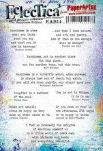 Load image into Gallery viewer, PaperArtsy Electica3 Rubber Stamp Happiness by Alison Bomber (EAB14)